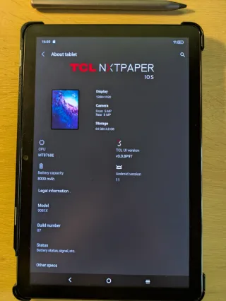 Tablet TCL NXT paper 10s