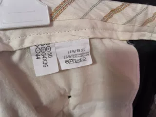 Completo uomo grigio mille righe.