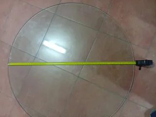 Cristal redondo para mesa