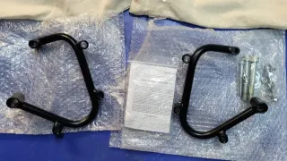 Alforjas quita y pon + Soporte Harley Sportster