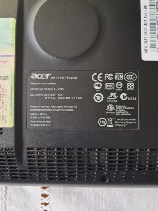 Netbook Acer Aspire One Blu