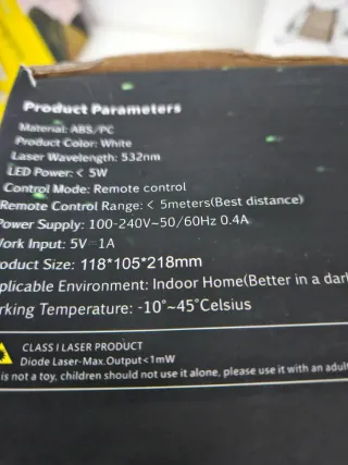 Luz infantil astronauta