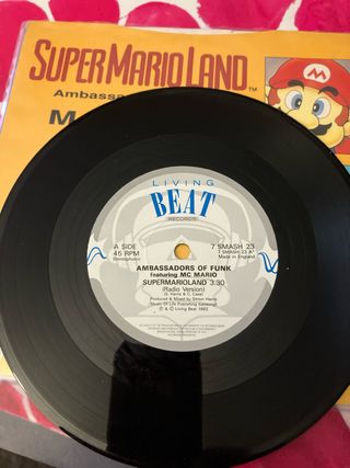 Vinilo Super Mario Land 1992 Original (UK)