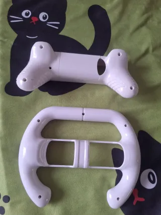 Lote 2 Volantes Wii Blancos