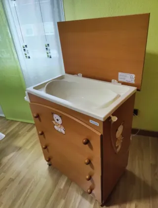 Bañera Cambiador Micuna madera