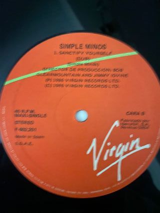 Vinilo Simple Minds - Sanctify Yourself (1986)