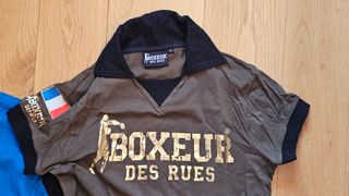 2 Polo Boxeur des Rues Blu/Marrone
