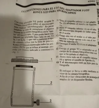 Adaptador para cámara Pentax K/M