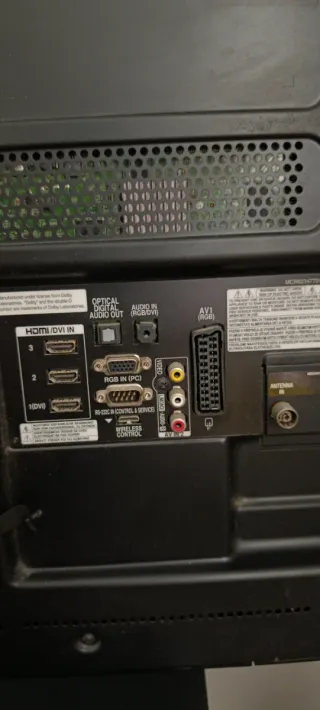 Televisión LG Negra