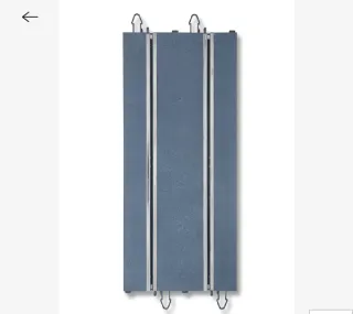 4 Rectas Scalextric y  2 cambio de carril