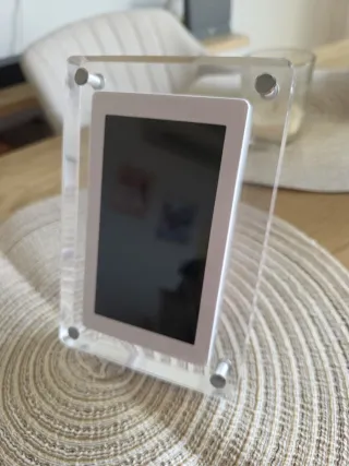 Marco Fotos Digital Escritorio Transparente