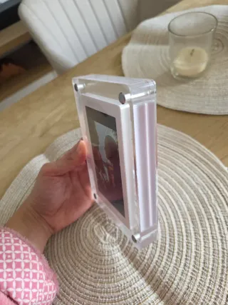 Marco Fotos Digital Escritorio Transparente