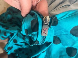 Traje Flamenca Azul con Lunares Negros 42/44