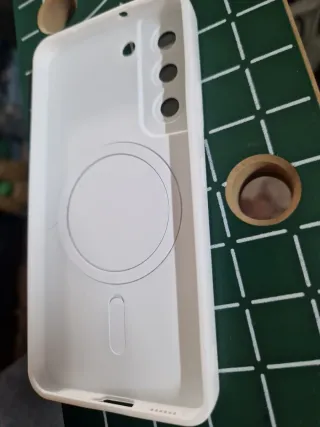 Cover originale Samsung S22 MagSafe Bianco