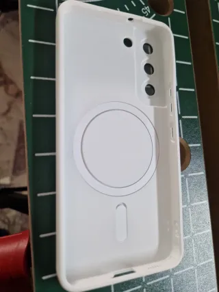 Cover originale Samsung S22 MagSafe Bianco