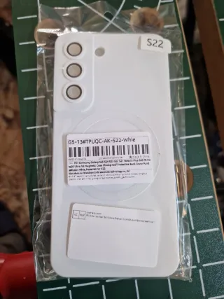 Cover originale Samsung S22 MagSafe Bianco