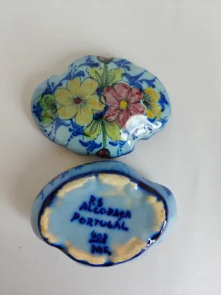 Joyero vintage cerámica portuguesa