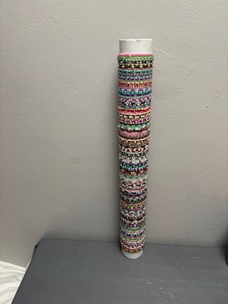 Pulseras de cuentas hechas a mano