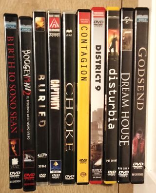 Lotto 10 DVD Horror/Thriller ORIGINALI