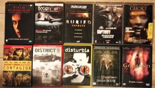 Lotto 10 DVD Horror/Thriller ORIGINALI