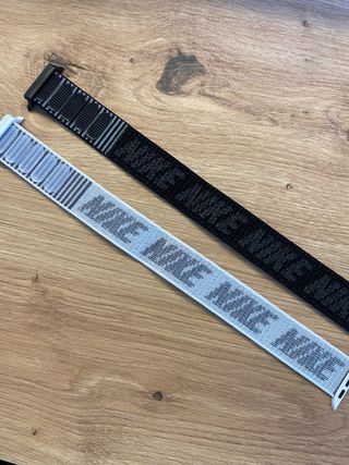 Correa Nike Apple Watch Negra Gris