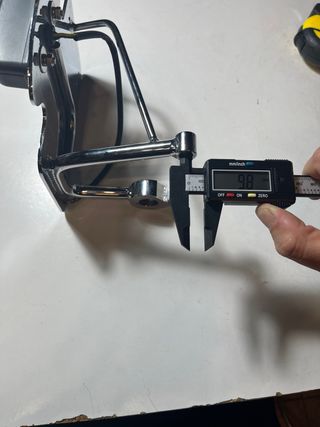 Soporte Matrícula Lateral Cromado