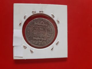 Moneda 2 reales Carlos IIII 1791 plata