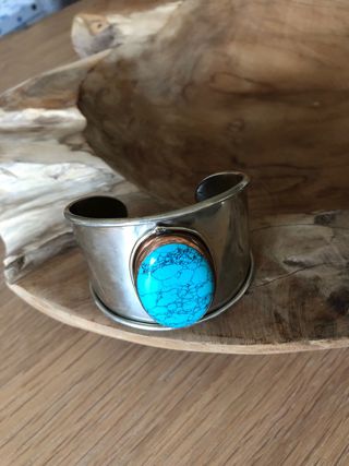 Pulsera Lola Casademunt Turquesa y Plata