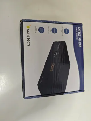 Receptor TDT Sunstech DTB210HD2 DVB-T2. Nuevo.