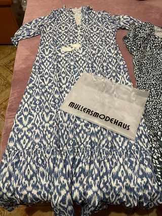 Abito lungo estivo fantasia ikat