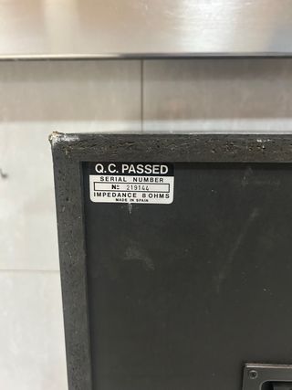 Altavoces Fisher STE-950 (2) 140W 8 Ohm 86x27x32cm