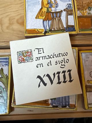 Azulejos decorativos farmacia antigua