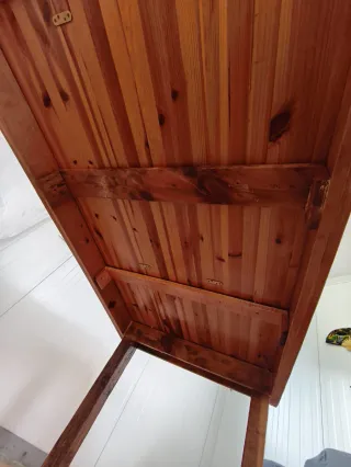 Mesa de madera rústica 2.40x0.90