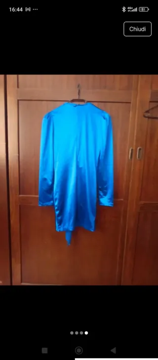 Vestito elegante blu taglia L