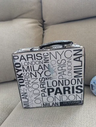 Maletín: joyero, maquillaje más bisutería