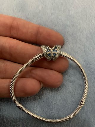 Pulsera Mariposa Plata para charm abalorio Pandora