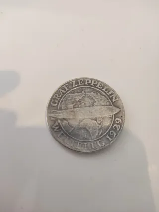 Moneda 5 Reichsmark Graf Zeppelin 1929
