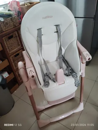 Trona Peg Perego niña rosa