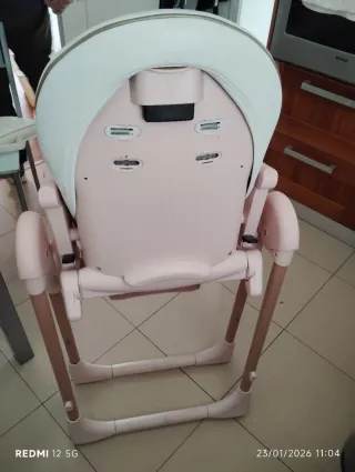 Trona Peg Perego niña rosa