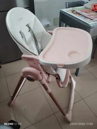 Trona Peg Perego niña rosa