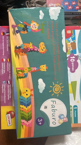 Puzles educativos para niños son 6  diferentes