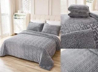 Oferta Edredón borrego moderno 240×220