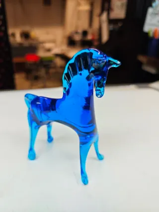 Cavallino Murano Vintage Blu