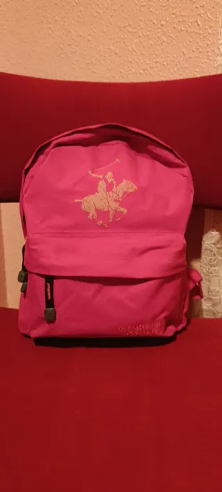 Mochila Polo Club rosa pequeña