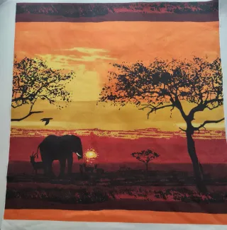 Telas con estampado africano