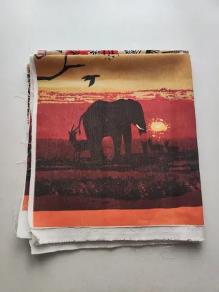 Telas con estampado africano