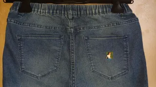 Jeans donna con brillantini