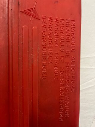 Triangolo Emergenza Opel Rosso