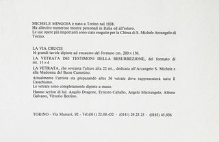 Litografia Michele Mingoia Torino 1938