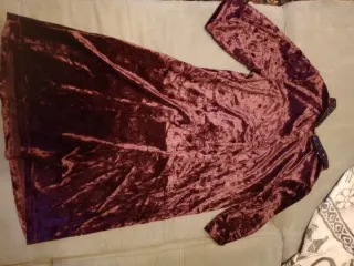 Vestito bambina velluto con paillettes